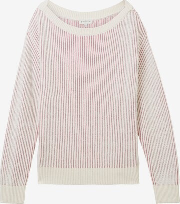 TOM TAILOR Pullover i hvid: forside