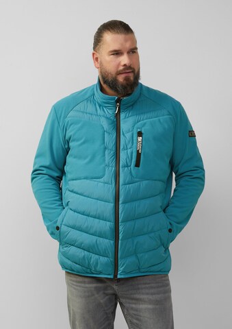 s.Oliver Men Big Sizes Übergangsjacke in Grün: Vorderseite