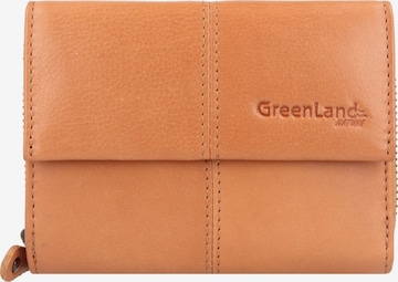 Greenland Nature Portemonnaie 'Nature Soft' in Orange: predná strana