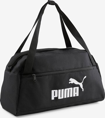 PUMA Sports Bag 'Phase' in Black: front