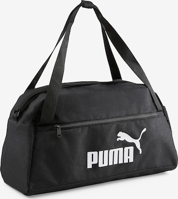 PUMA Sports Bag 'Phase' in Black: front