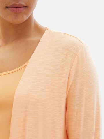 TOM TAILOR Cardigan i orange