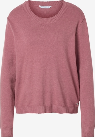 Pull-over 'Am44ber' ZABAIONE en rose : devant