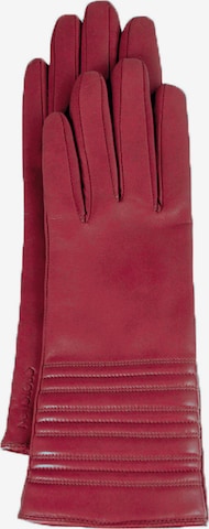 Gretchen Full Finger Gloves 'Glove Six' in Red: front