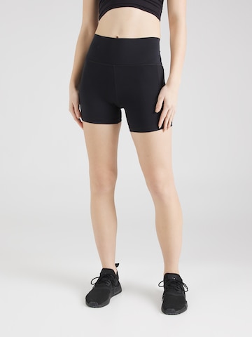 UNDER ARMOUR - Skinny Pantalón deportivo 'Meridian Middy' en negro: frente