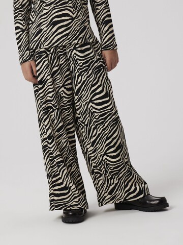 NAME IT Wide Leg Bukser i beige