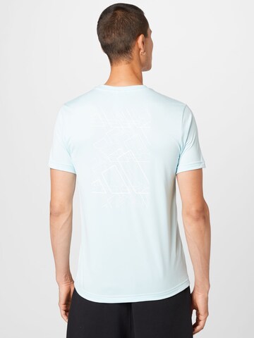 ADIDAS SPORTSWEAR Λειτουργικό μπλουζάκι '3-Bar Graphic' σε μπλε