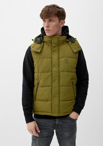 s.Oliver Vest in Green: front