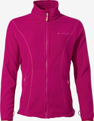 VAUDE Functionele fleece jas 'Rosemoor' in Roze: voorkant