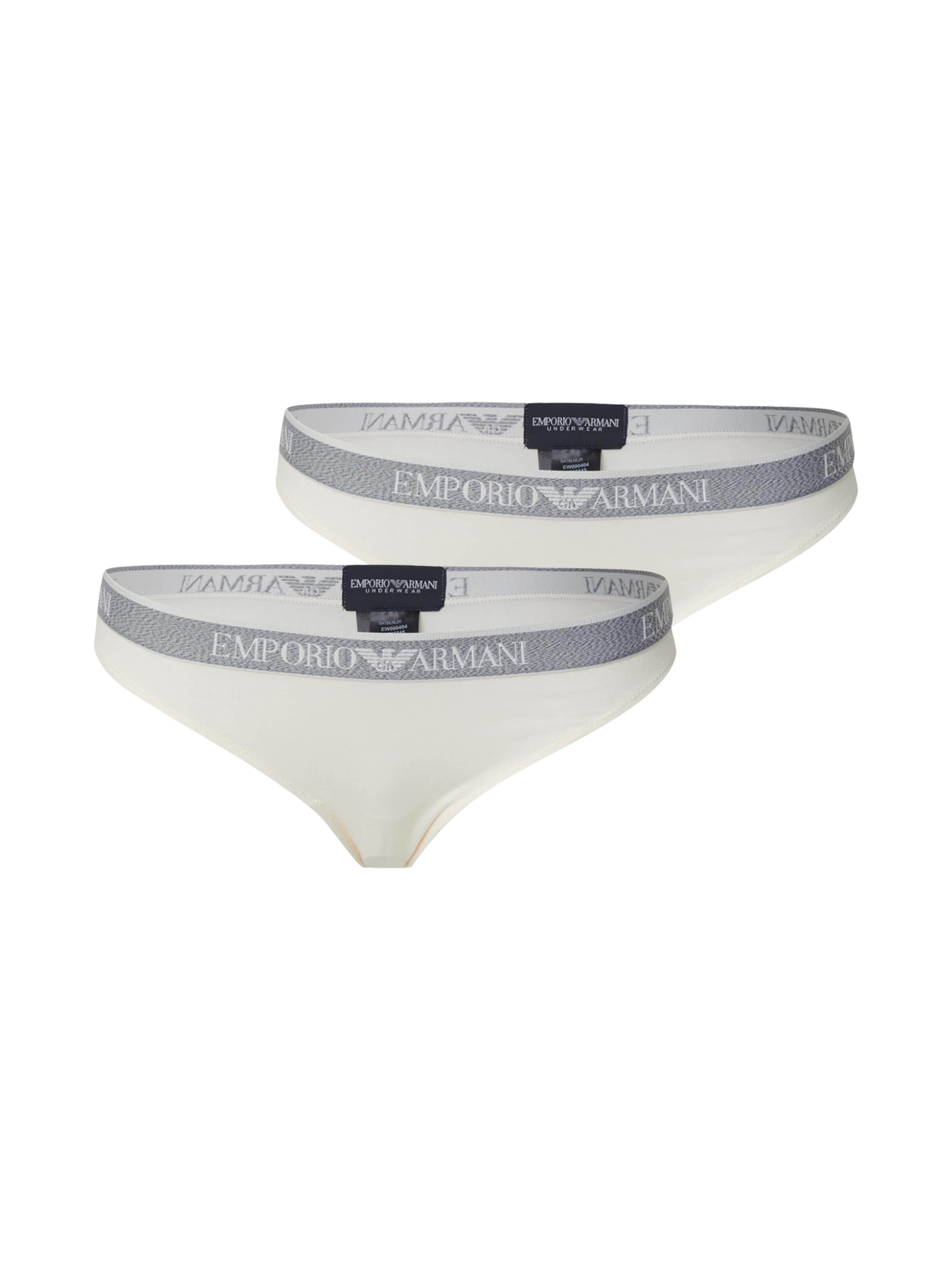 Emporio Armani String i beige: framsida