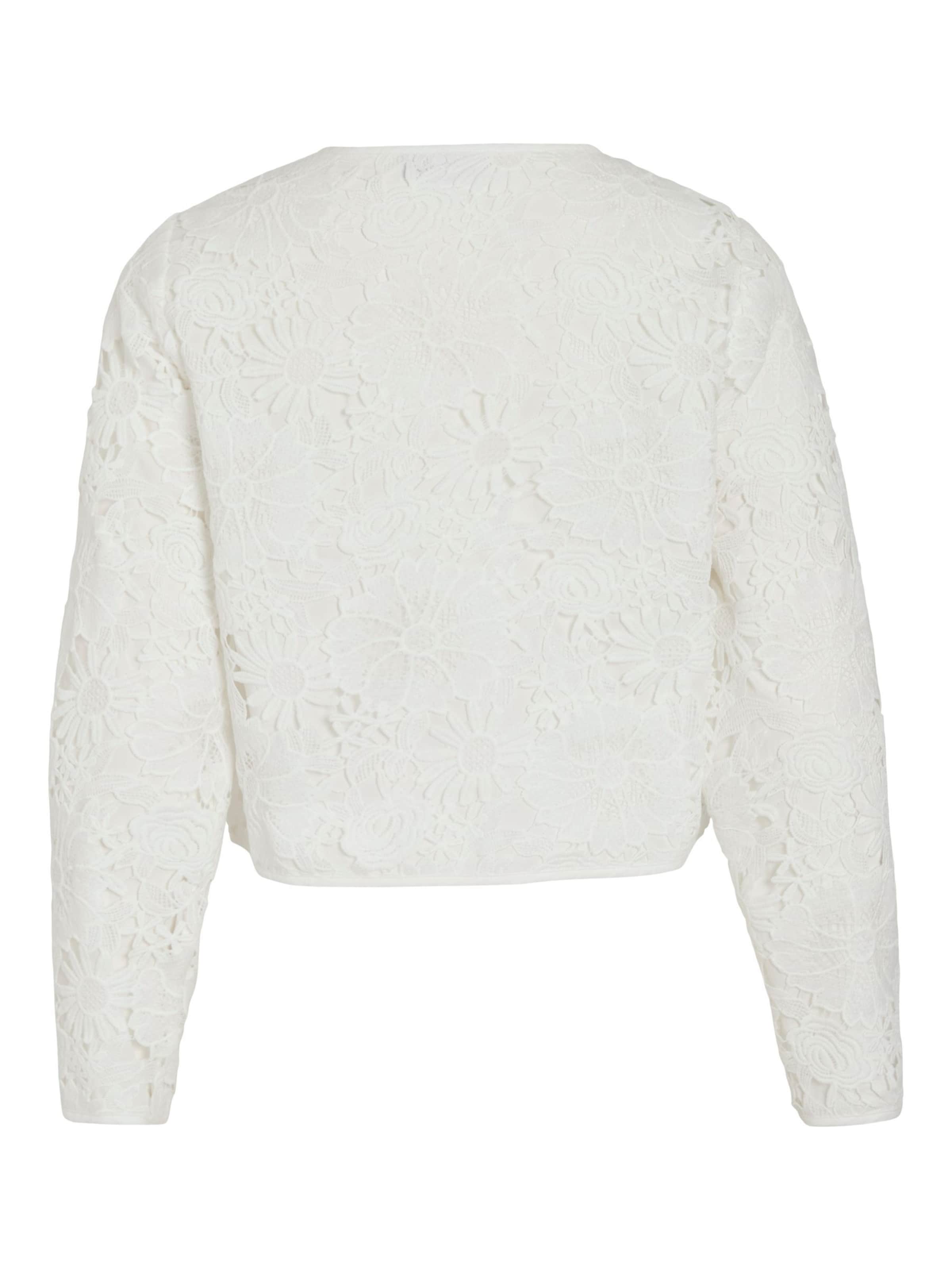 VILA Gebreid vest 'VIPETAL' in Wit
