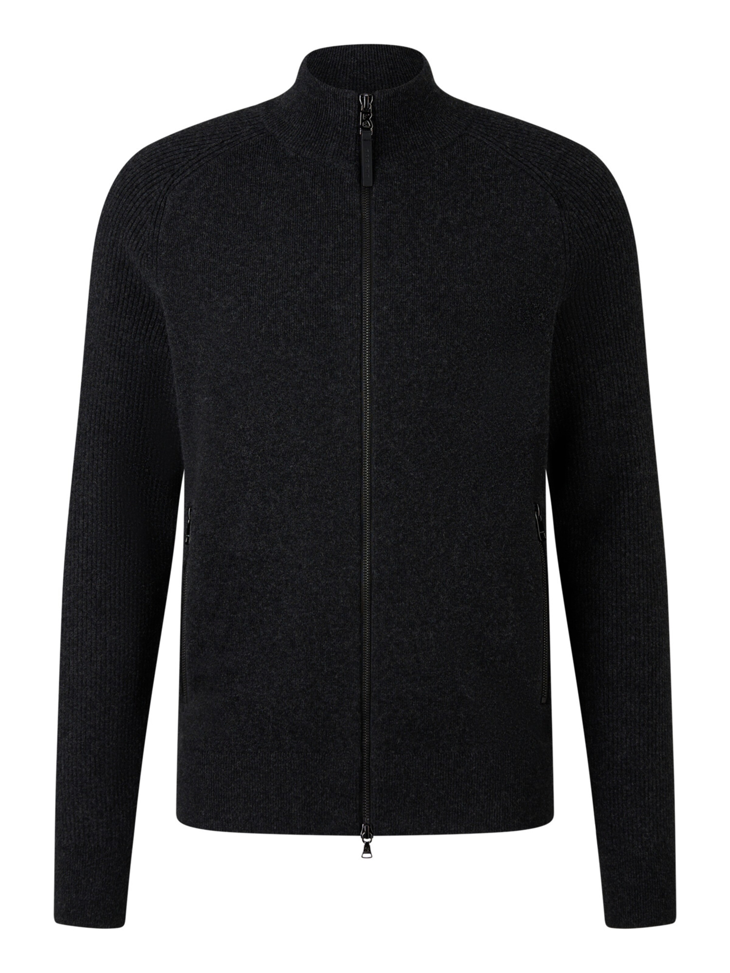 BOGNER Knit cardigan 'Dexter' in Black: front