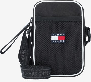 Borsa a tracolla di Tommy Jeans in nero: frontale