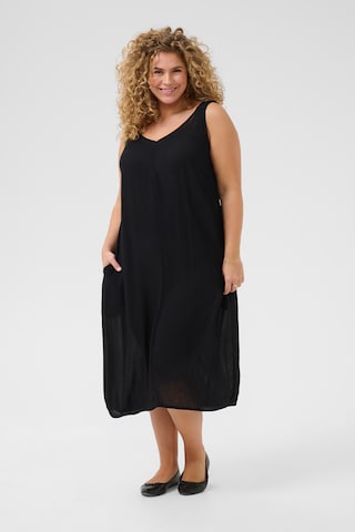 KAFFE CURVE - Vestido 'KCcaisy Ami' en negro