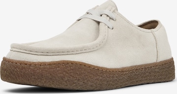 CAMPER Lace-up shoe 'Peu Terreno' in Beige: front