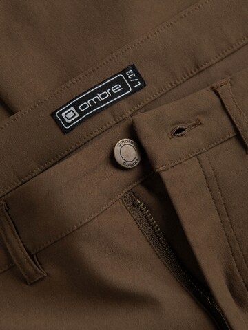 Ombre Regular Broek in Bruin