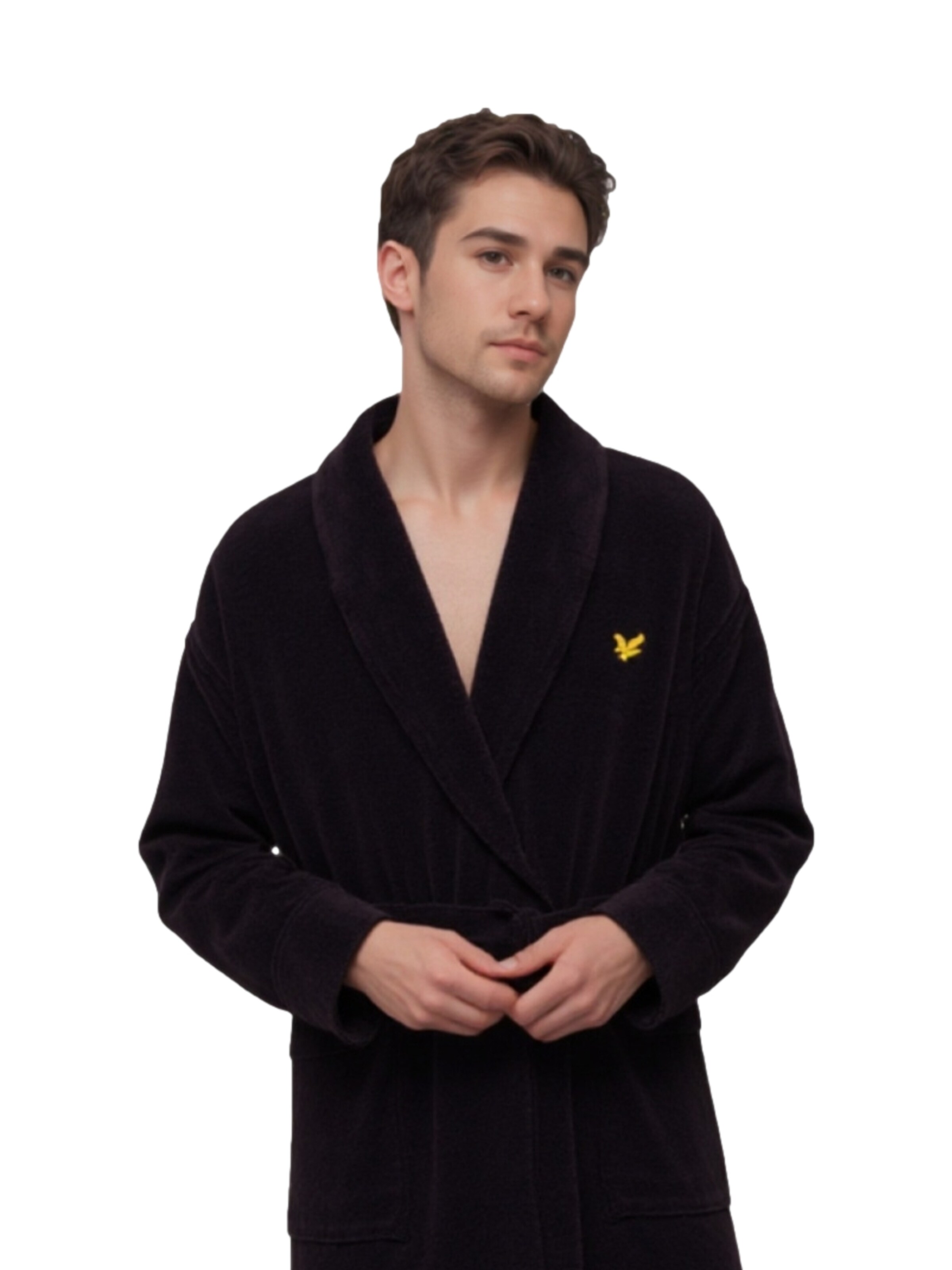 Lyle & Scott Lang badedragt 'Lucas' i sort: forside