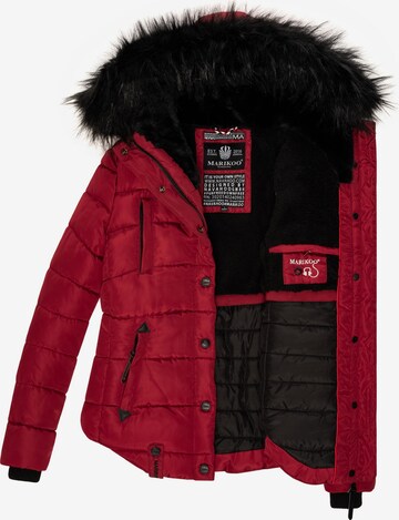 MARIKOO Winter jacket 'Lotusblüte' in Red