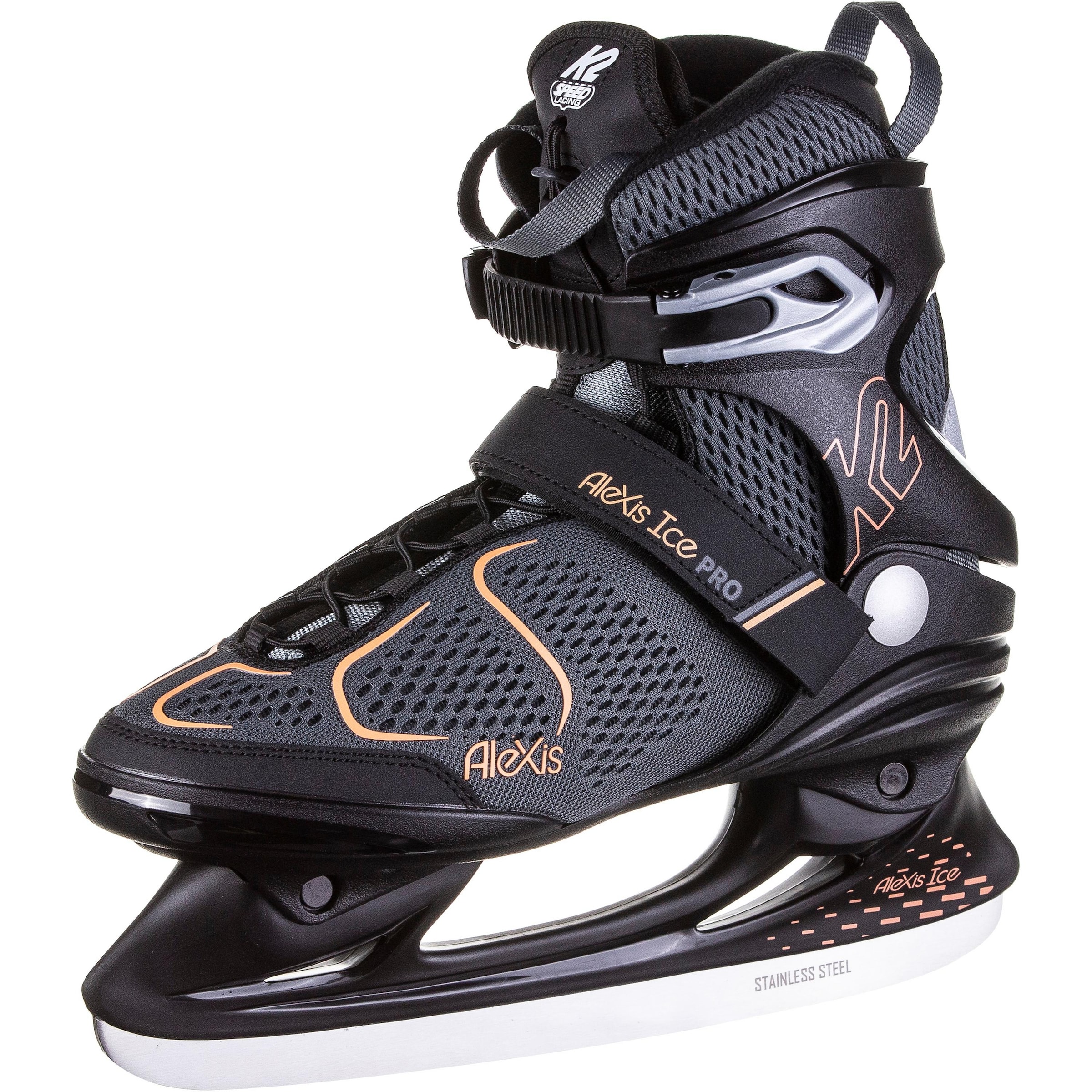 K2 Schlittschuhe 'ALEXIS ICE PRO' in Schwarz: Vorderseite