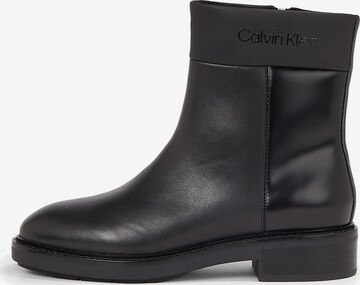 Bottines Calvin Klein en noir : devant