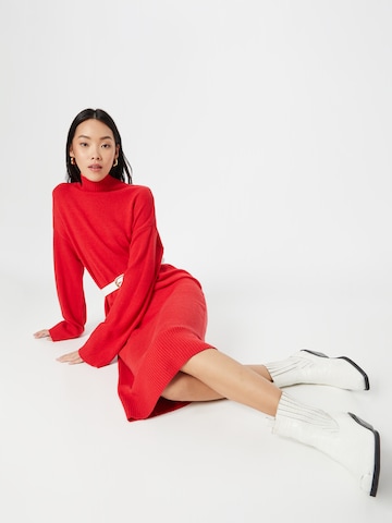 ESPRIT Knitted dress in Red