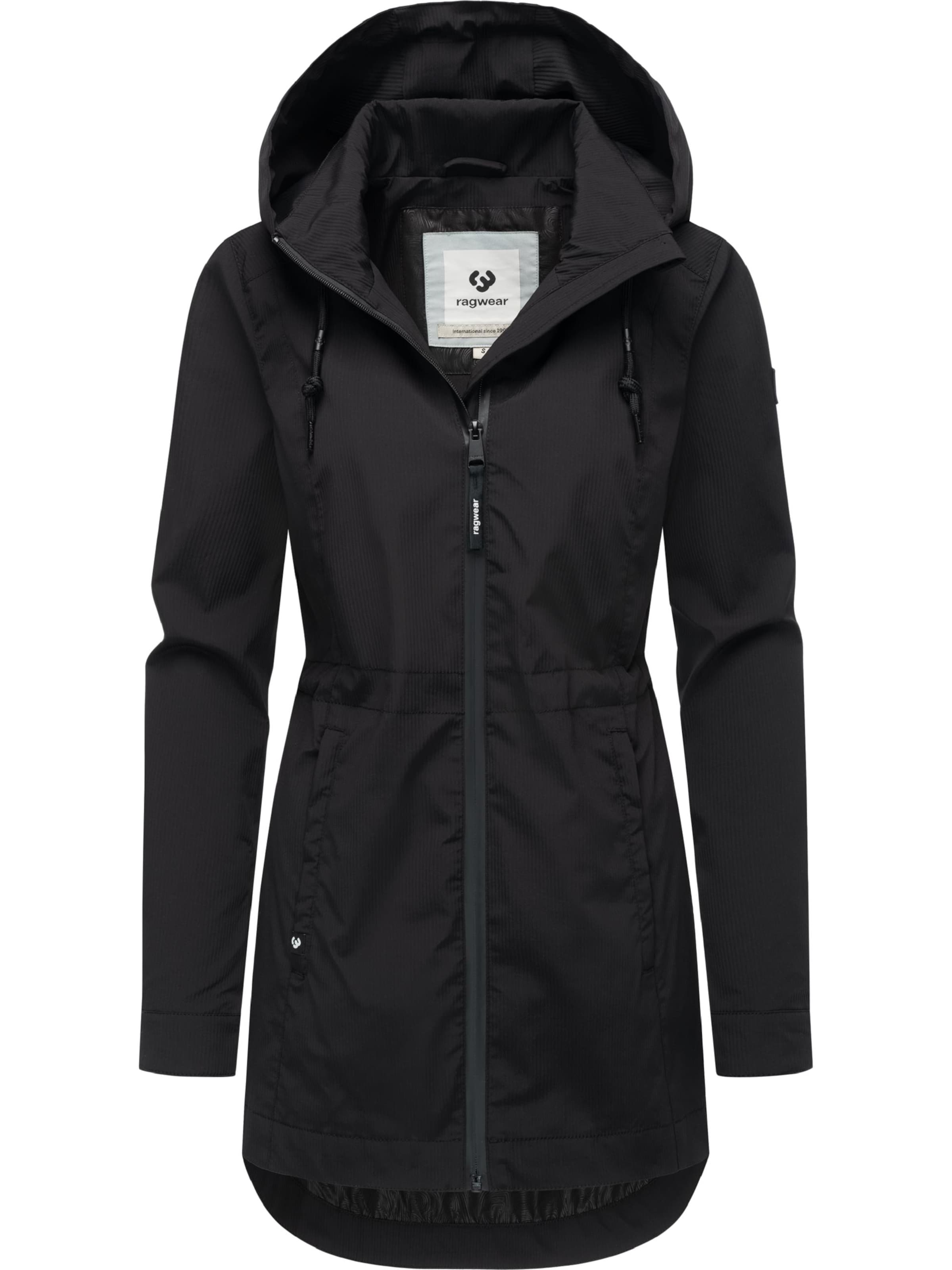 melns Ragwear Jaka-mētelis 'Dakkota B'