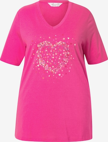 MIAMODA Oversized shirt in Roze: voorkant