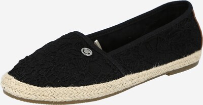 TOM TAILOR Espadrillo värissä musta, Tuotenäkymä