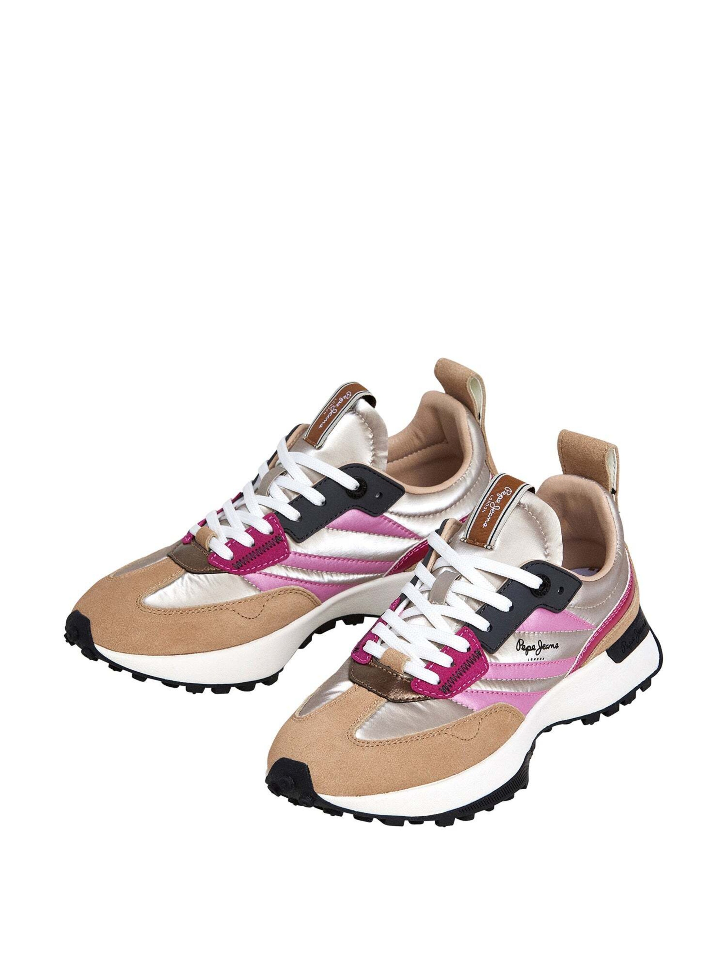 Baskets basses 'Lucky Shiny' Pepe Jeans en marron