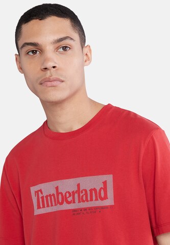 TIMBERLAND T-shirt i röd
