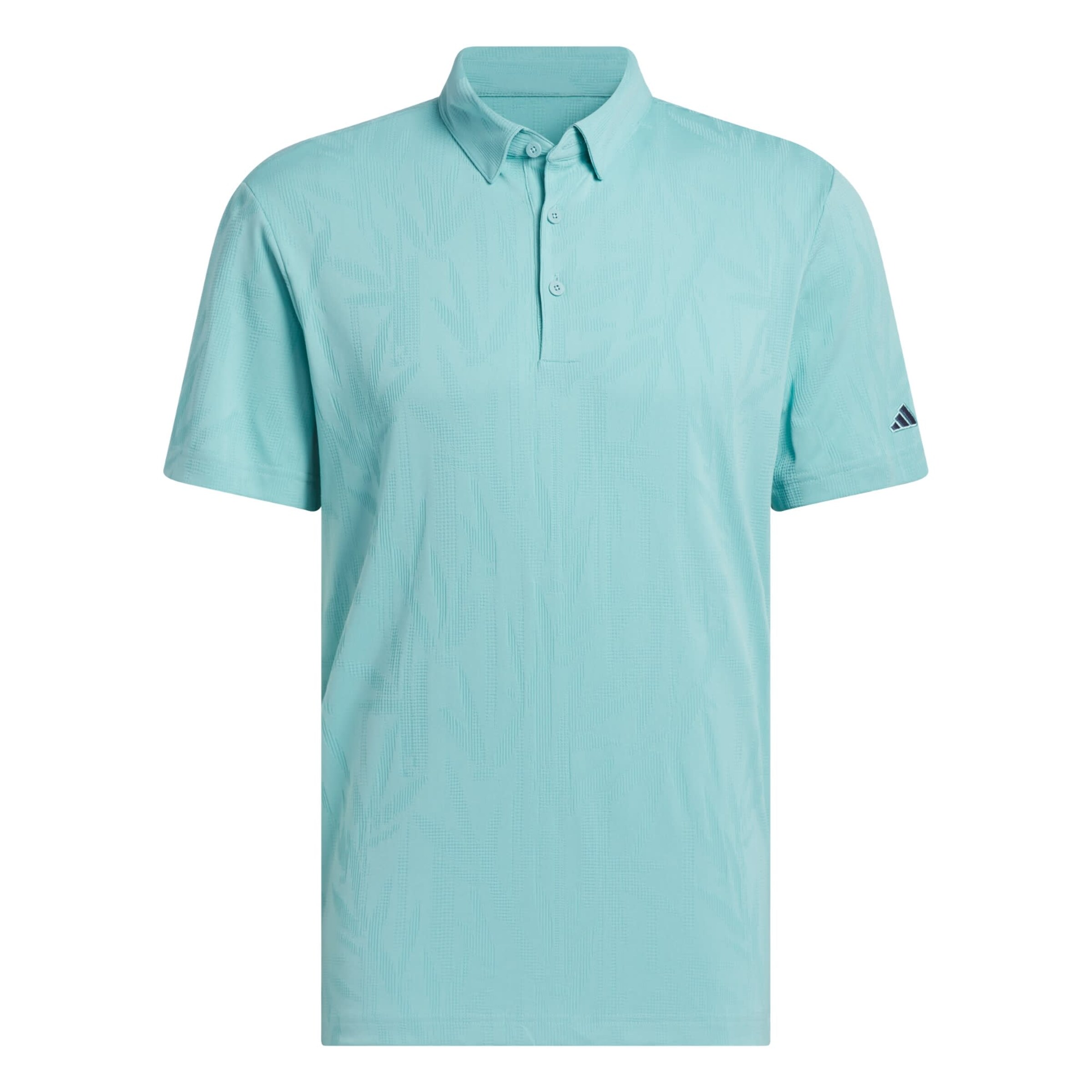 ADIDAS PERFORMANCE - Camiseta funcional 'Go-to Textured Polo' en verde: frente