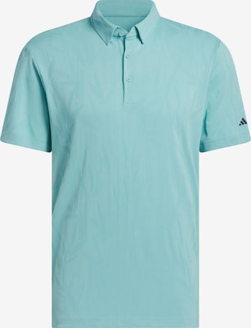 ADIDAS PERFORMANCE - Camiseta funcional 'Go-to Textured Polo' en verde: frente