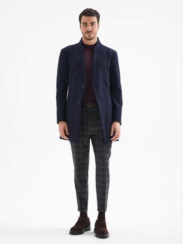 Antioch Between-seasons coat in Blue: front