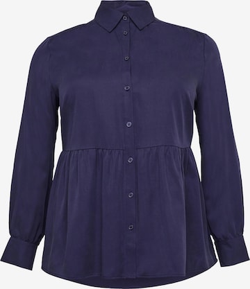 SHEEGO Blouse in Purple: front