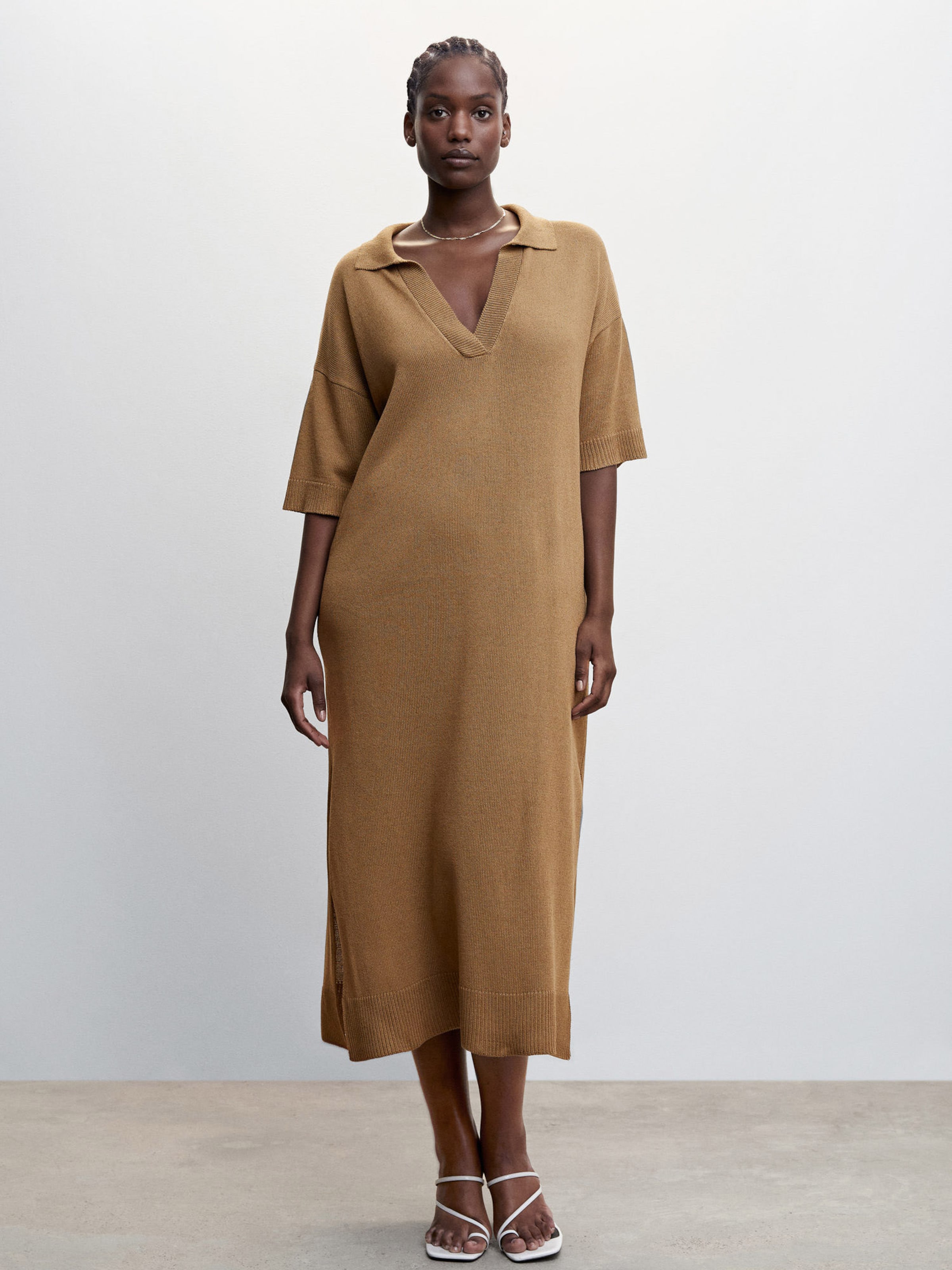 Mango knit hotsell long dress