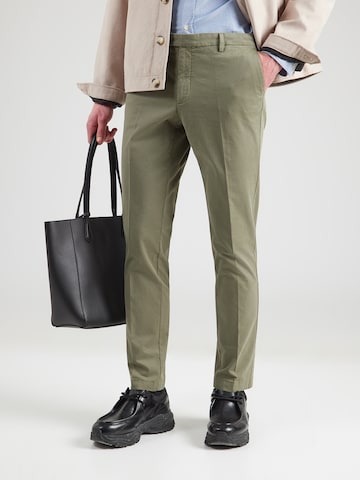 Hackett London regular Lærredsbukser 'KENSINGTON' i grøn: forside