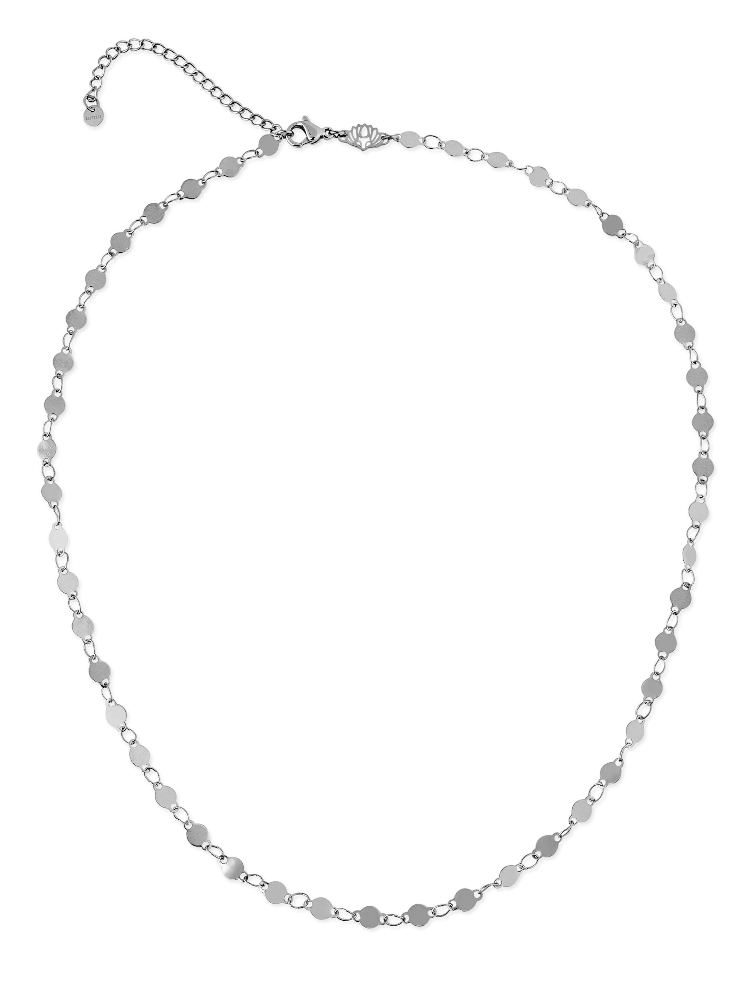 Akitsune Necklace 'Grace' in Silver: front