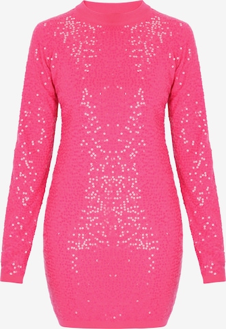 faina Kleid 'Festive' in Pink: Vorderseite