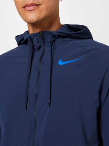 NIKE Athletic Jacket 'FLEX VENT MAX' in Blue