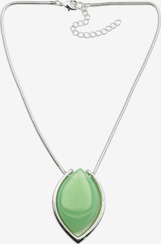 COLLEZIONE ALESSANDRO Necklace 'Celeste' in Green: front