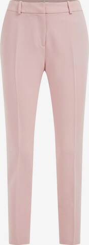 WE Fashion Kalhoty s puky – pink: přední strana