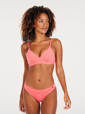 PROTEST Triangle Bikini in Pink: front