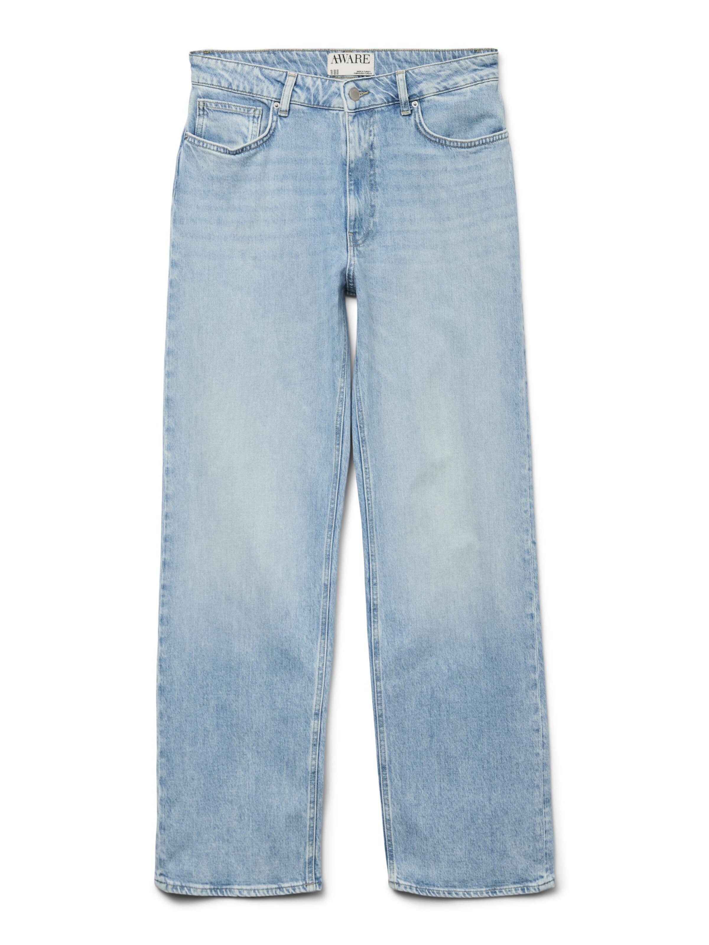VERO MODA Regular Jeans 'VMValerie' in Blauw: voorkant