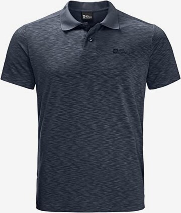 JACK WOLFSKIN Performance Shirt in Blue: front