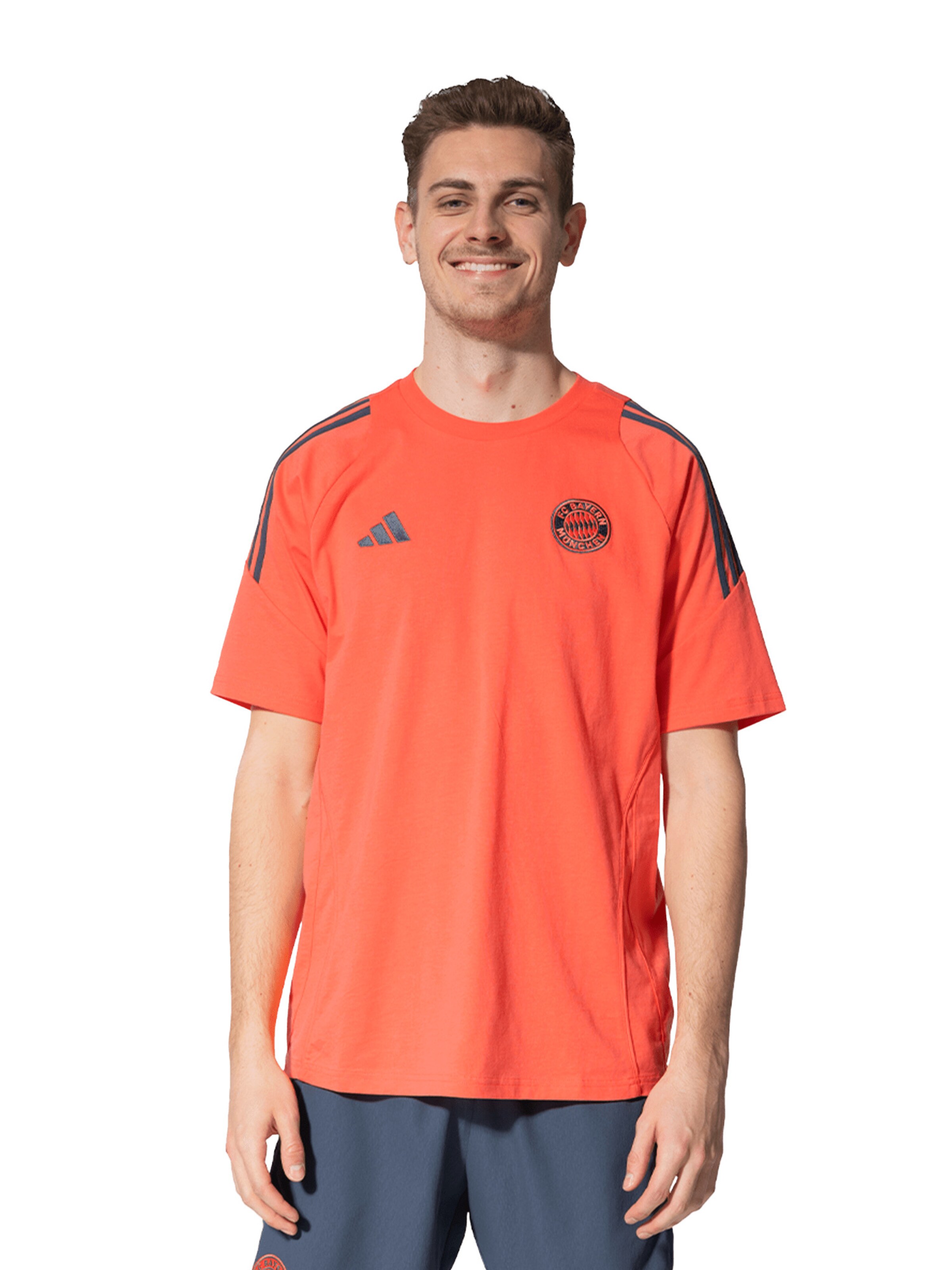 FC BAYERN MÜNCHEN Shirt 'Away Teamline' in Orange: front