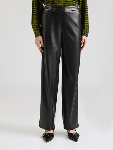 ONLY - Loosefit Pantalón 'ONLSMOOTH' en negro: frente