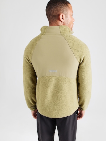 HOKA Λειτουργική ζακέτα φλις 'BASECAMP' σε πράσινο