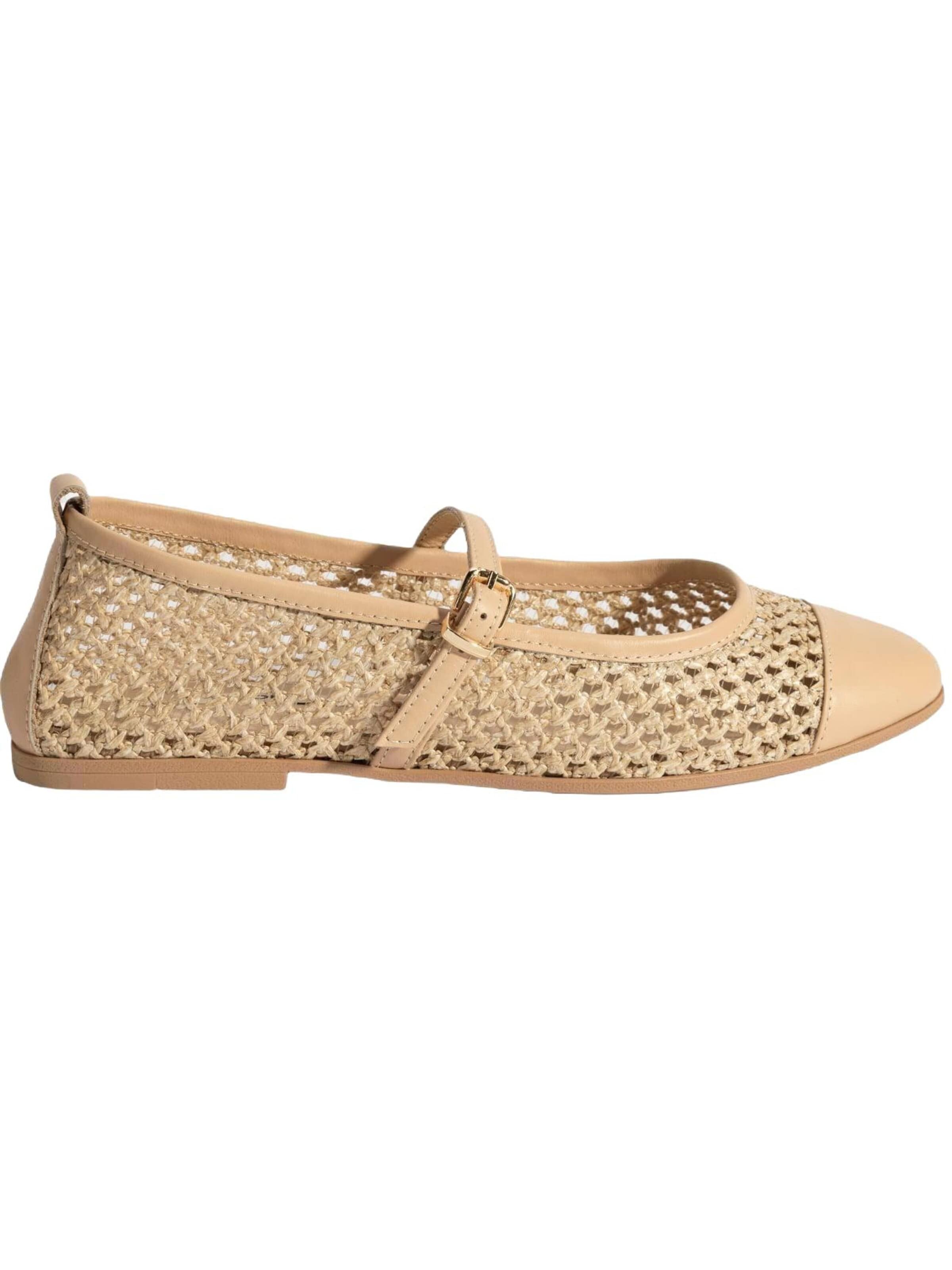 Desa Ballerina 'Ballettschuhe' in Beige: voorkant