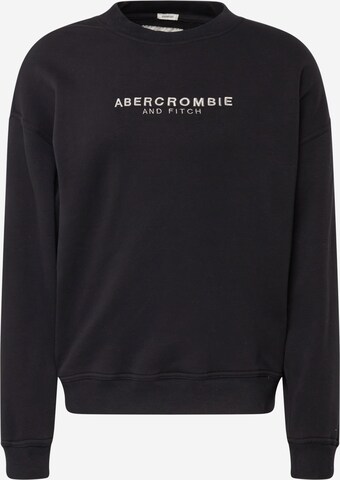 Abercrombie & Fitch Μπλούζα φούτερ σε μαύρο: μπροστά