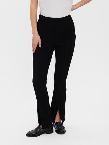 VERO MODA Flared Leggings 'Klara' - fekete: elől